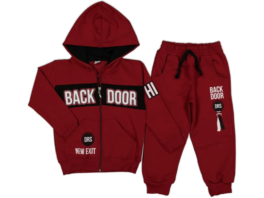 Back Door Fermuarlı Kapşonlu Takım